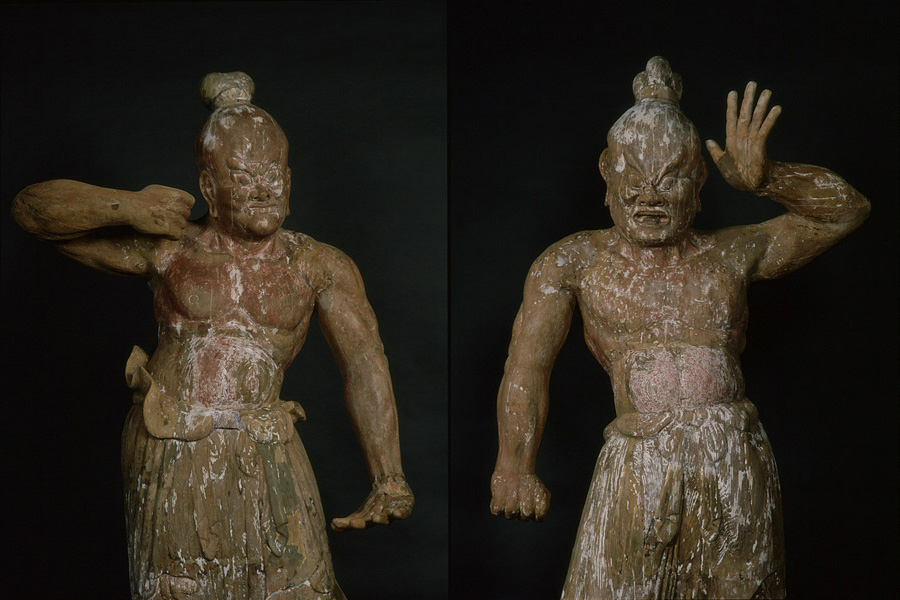 金剛力士像二体